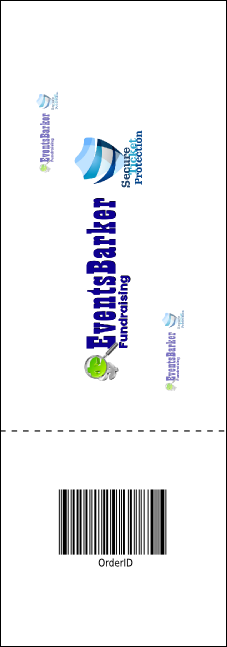 Cityscape Raffle Ticket Product Back