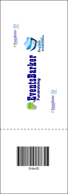 Social Networking Raffle Ticket Product Back