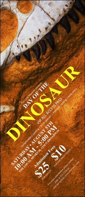 Dinosaur VIP Pass Product Front