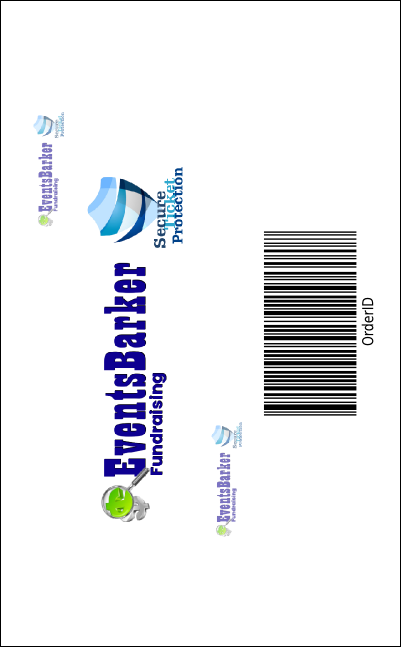 Gold Glitter Drink Ticket Product Back