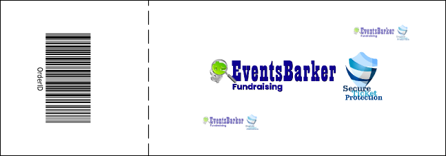 Graduation General Admission Blue Event Ticket Product Back