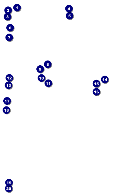 Children's Music Postcard Front Field Markers