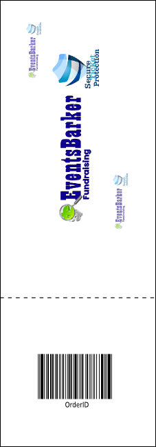 Music Festival Raffle Ticket Product Back