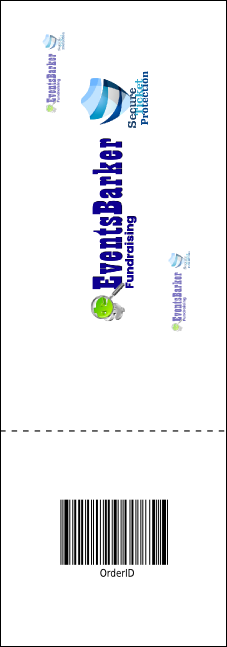 Alice in Wonderland Raffle Ticket Product Back