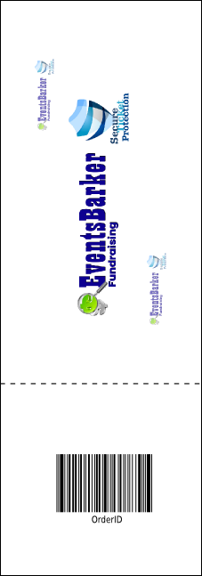 All Purpose Clouds Raffle Ticket Product Back