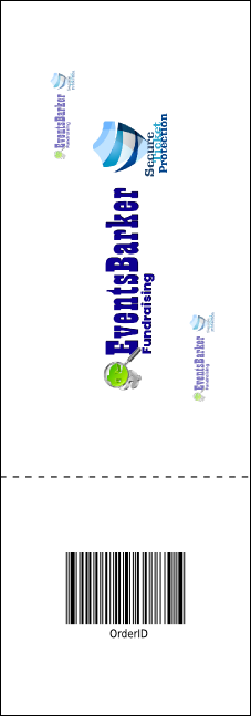 Tie Dye Raffle Ticket Product Back