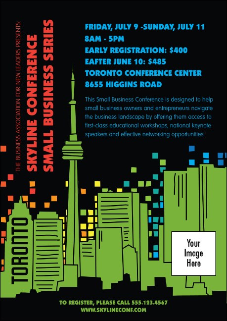 Toronto Club Flyer (Black) Product Front