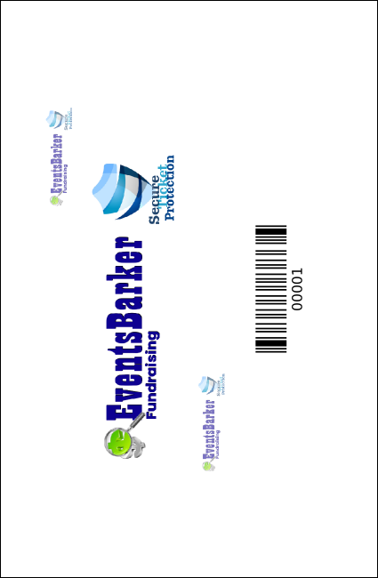 Roller Derby Passing Star Drink Ticket Product Back