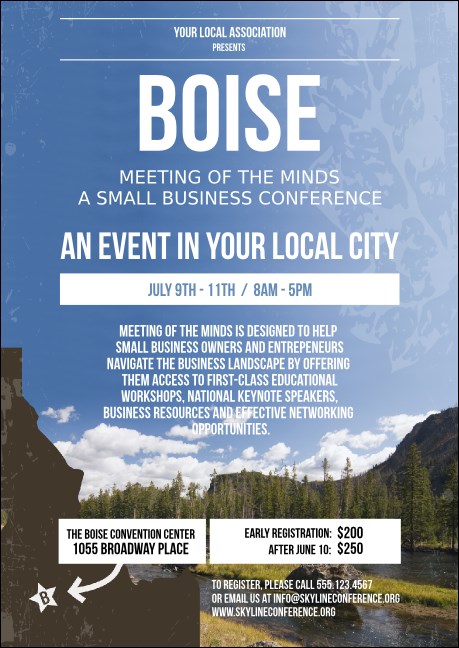 Boise 2 Club Flyer Product Front