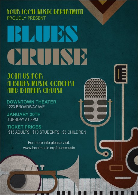 Blues Club Flyer